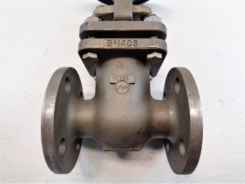 Powell 1" 150# CF8M Gate Valve, Fig# 2491